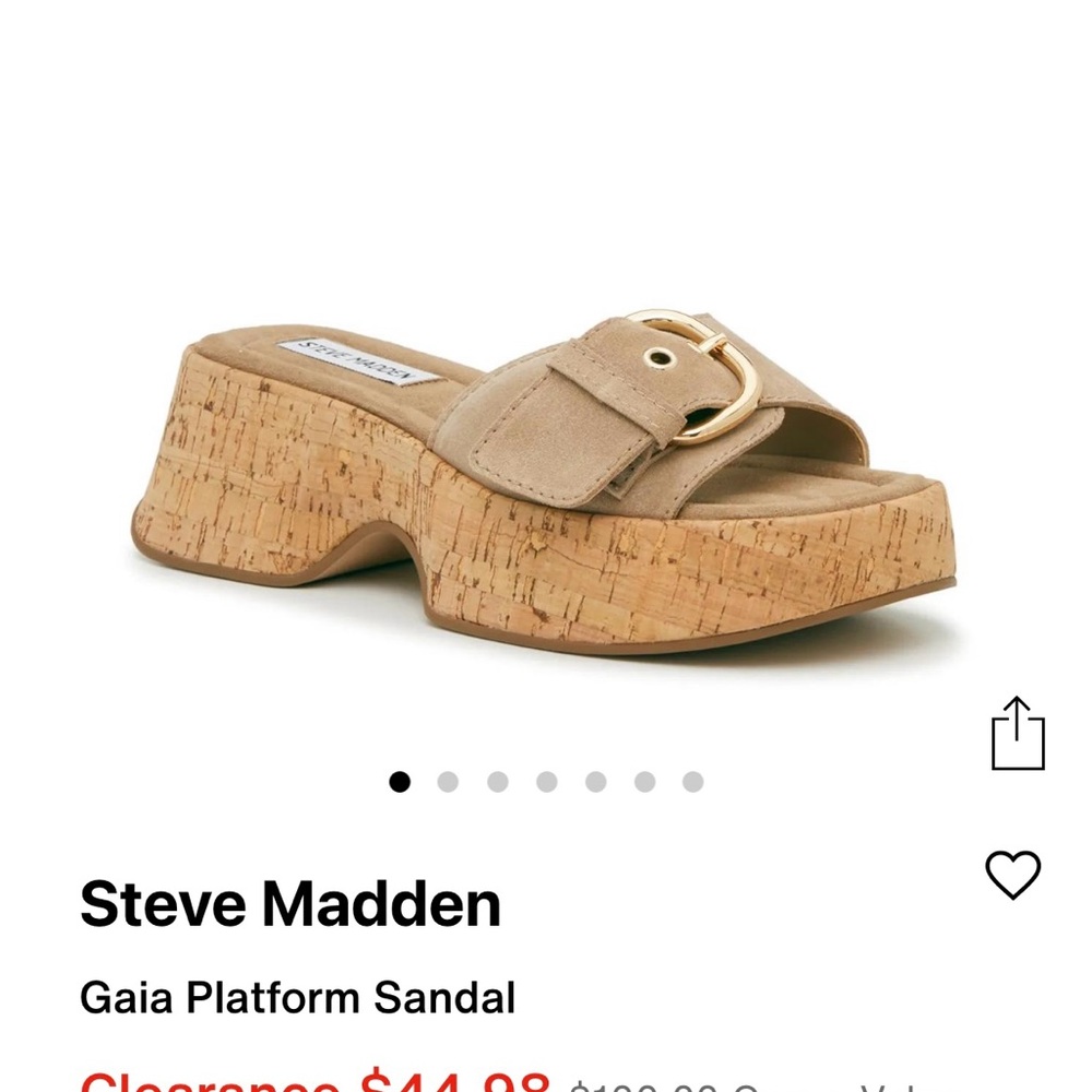 Steve Madden Beachy Gaia Tan Suede Shoes 9.5. Like new
